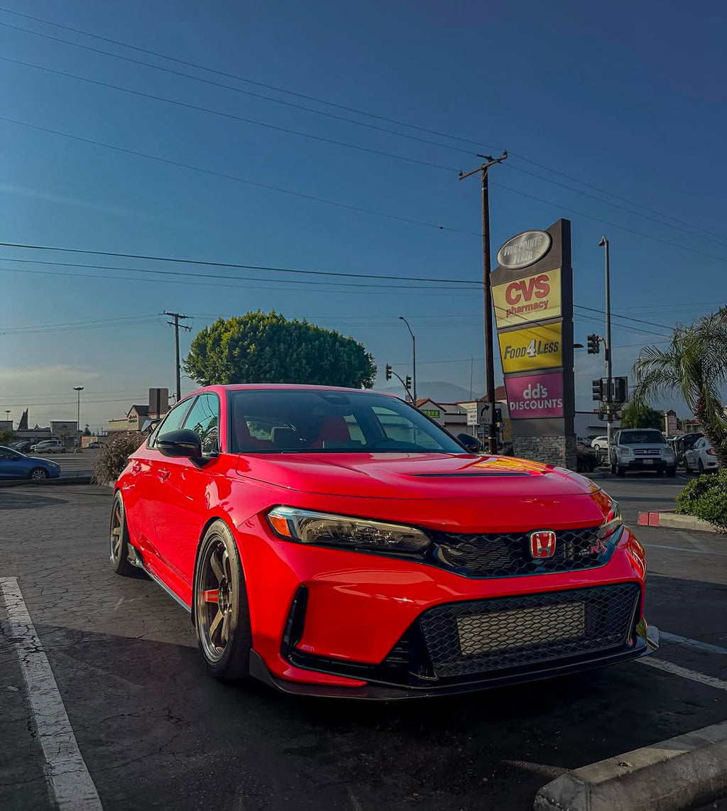 HONDA CIVIC TYPE-R FL5 AG STYLE CARBON FIBER FRONT BUMPER LIP SPLITTER