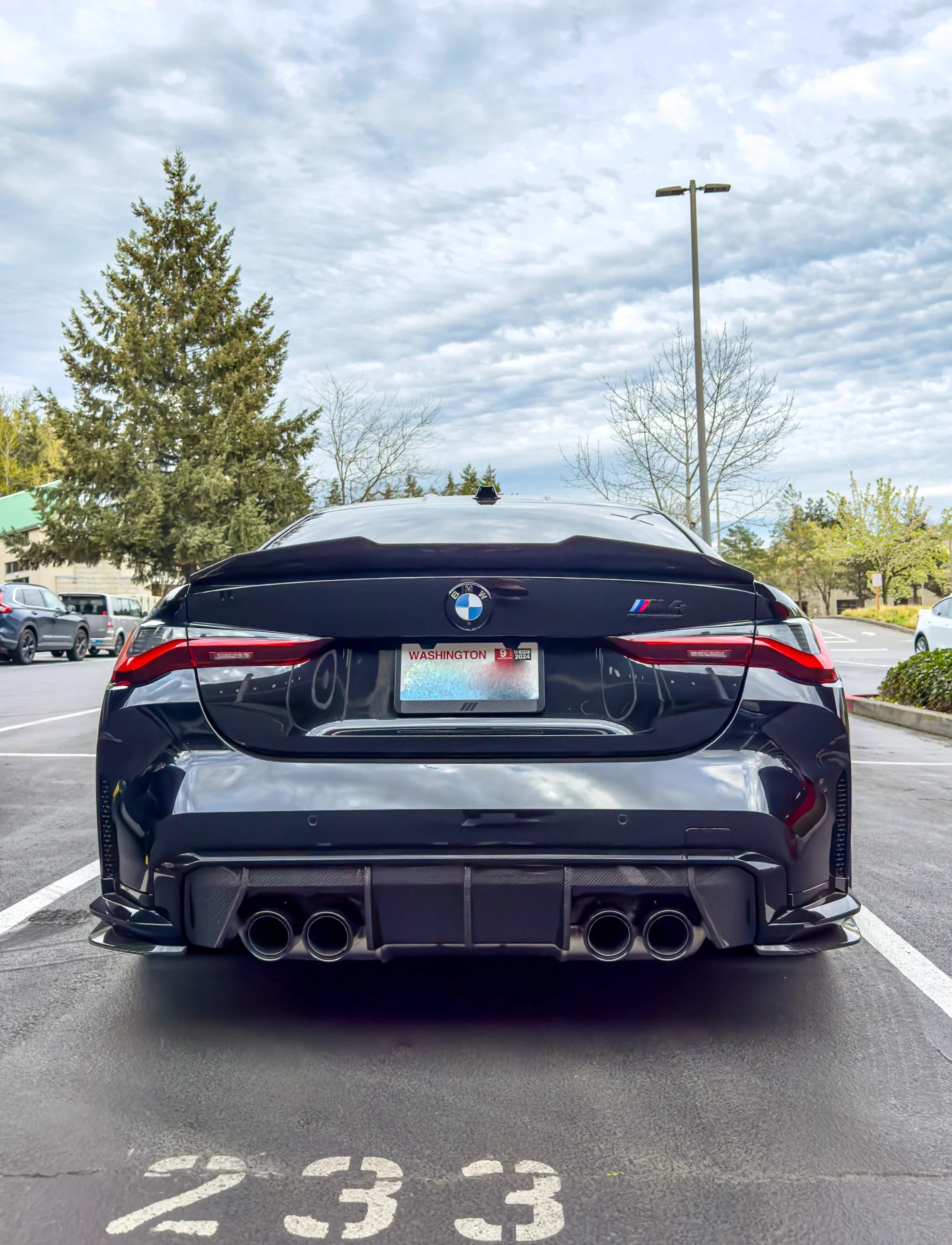 BMW G82 M4 G22 4-Series PSM STYLE CARBON FIBRE REAR SPOILER