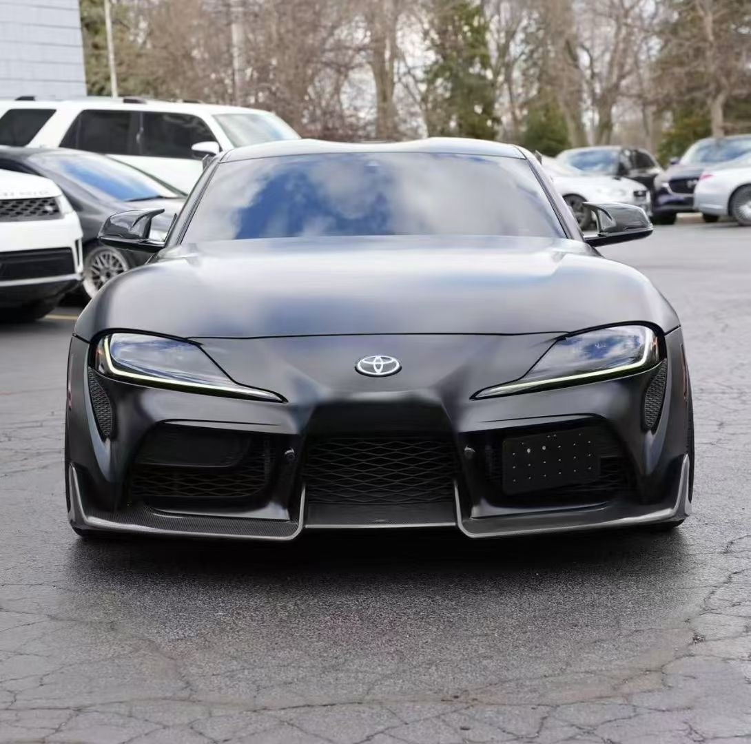TOYOTA A90 A91 SUPRA AD STYLE CARBON FIBER Front Bumper Lip Kit
