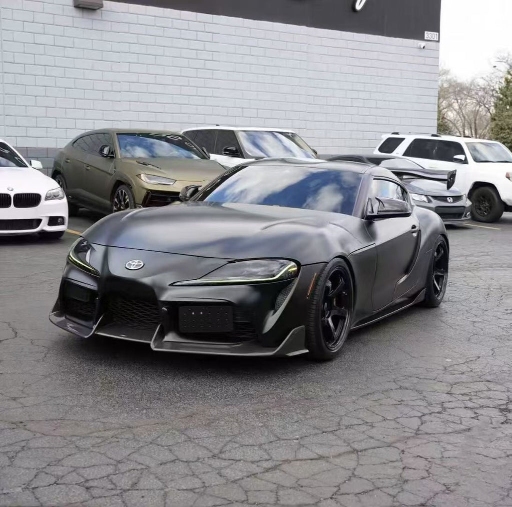 TOYOTA A90 A91 SUPRA AD STYLE CARBON FIBER Front Bumper Lip Kit