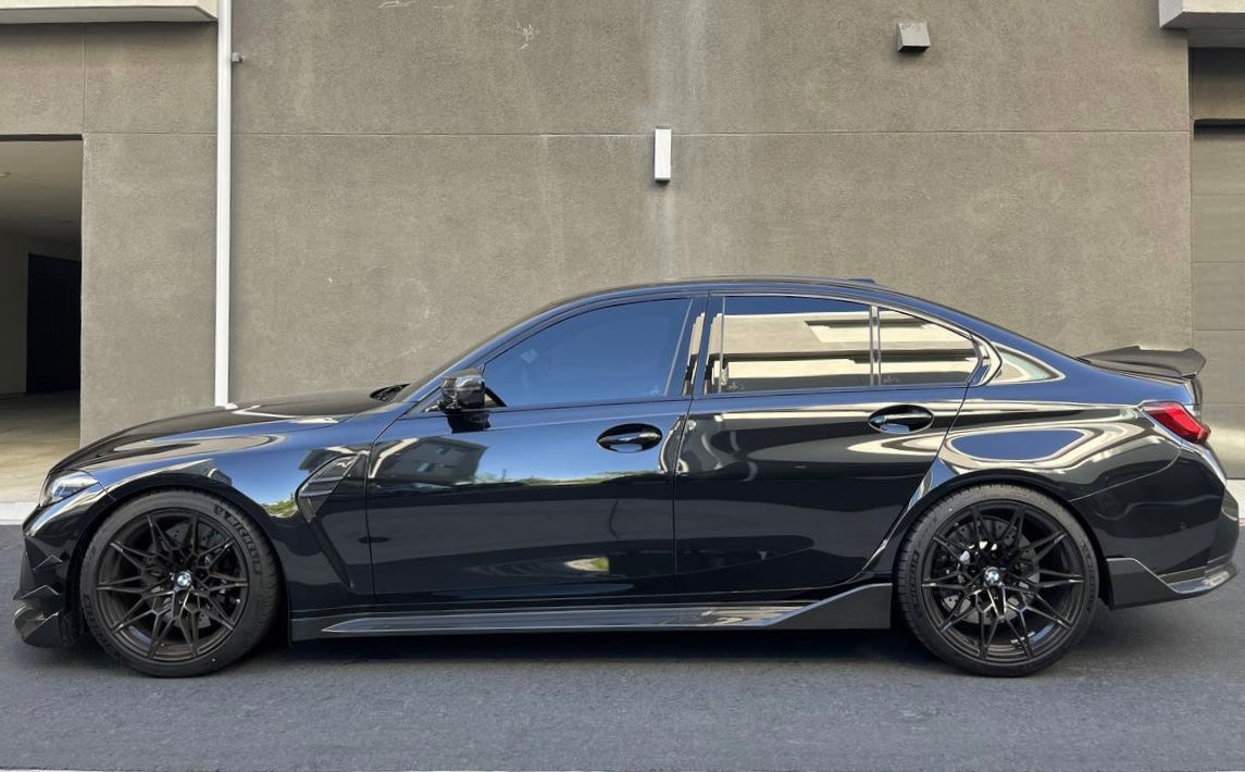 BMW G80 G82 M3 M4 M Performance STYLE DRY CARBON FIBER Side Skirt