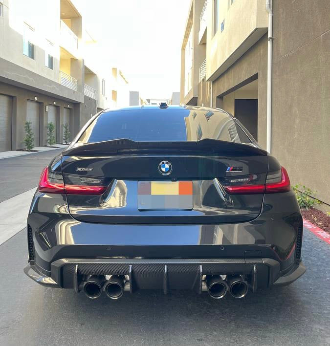 BMW G80 M3 G82 G83 M4 M Performance Dry Carbon Rear Diffuser