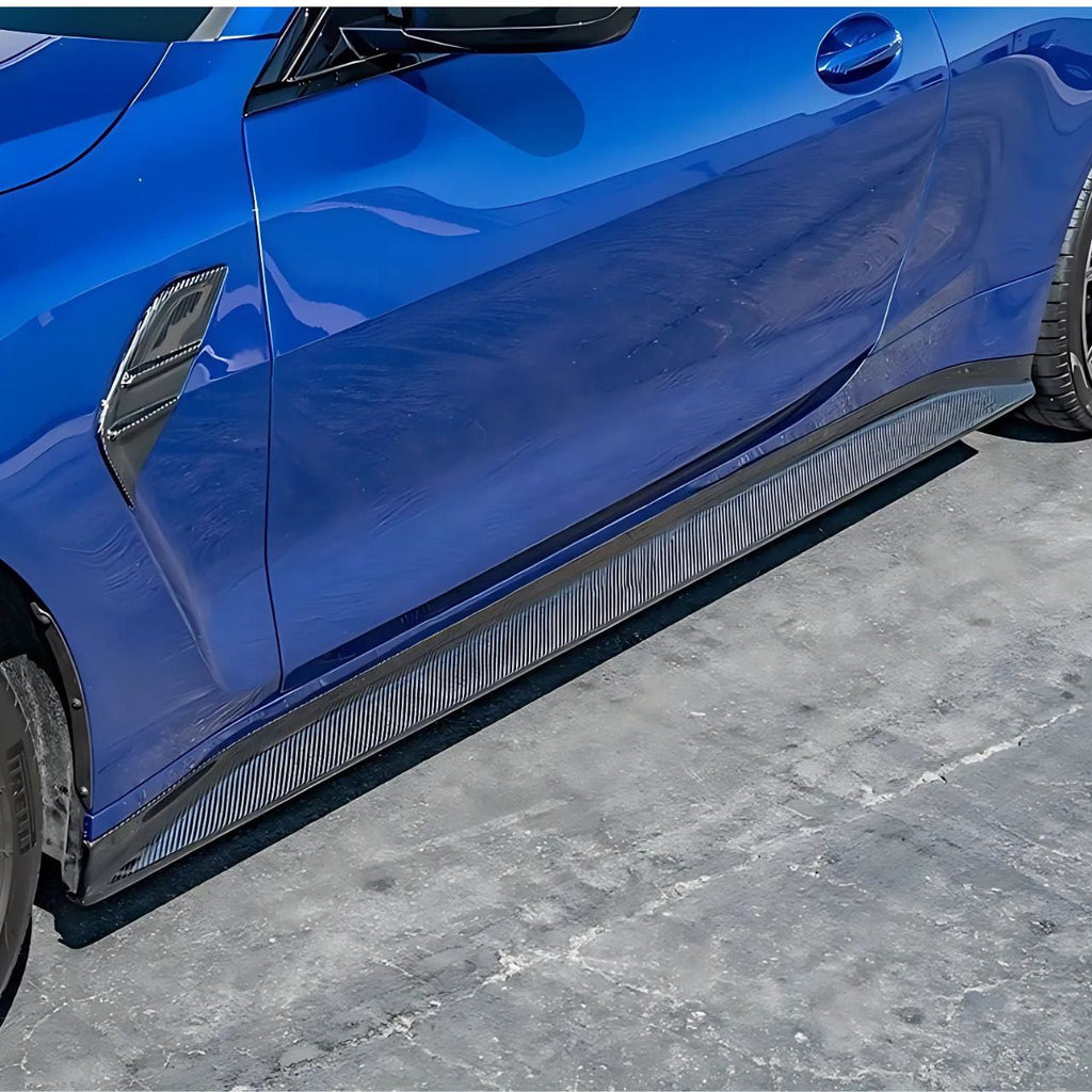 BMW G80 G82 G83 M3 M4 3D STYLE DRY CARBON FIBER Side Skirt