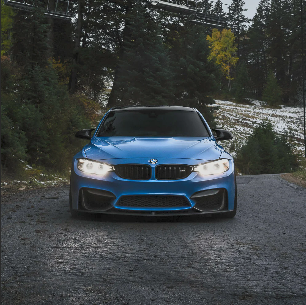 BMW F80 M3 M4 M Performance Style Carbon Fiber Front Bumper Lip + Splitter Kit | Trofeo Composites