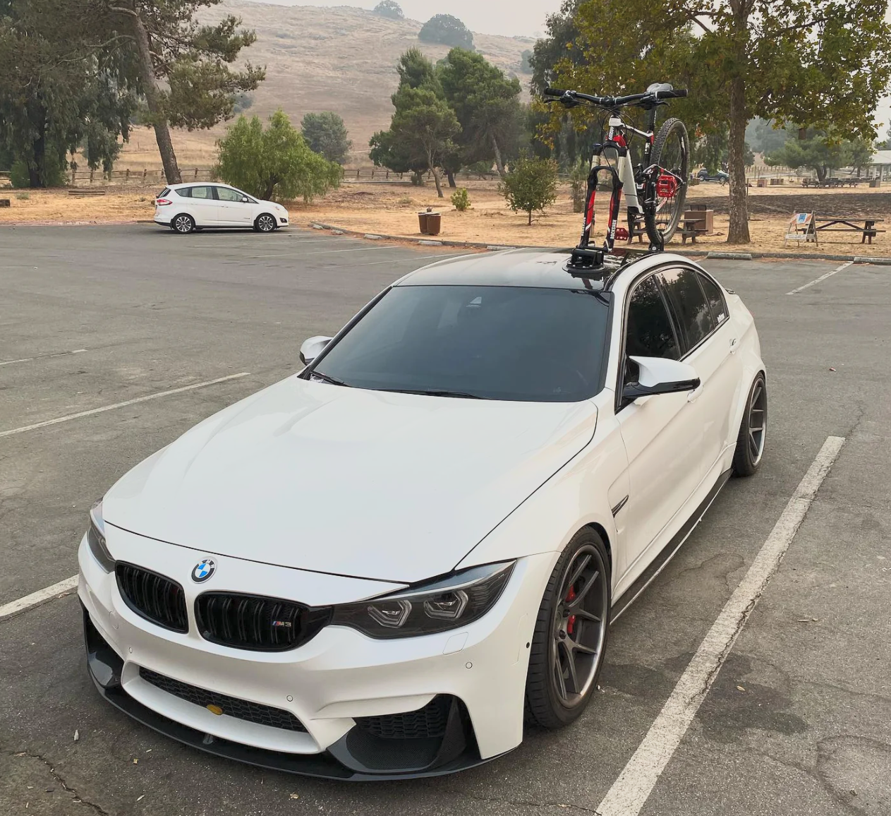 BMW F80 M3 M4 M Performance Style Carbon Fiber Front Bumper Lip + Splitter Kit | Trofeo Composites