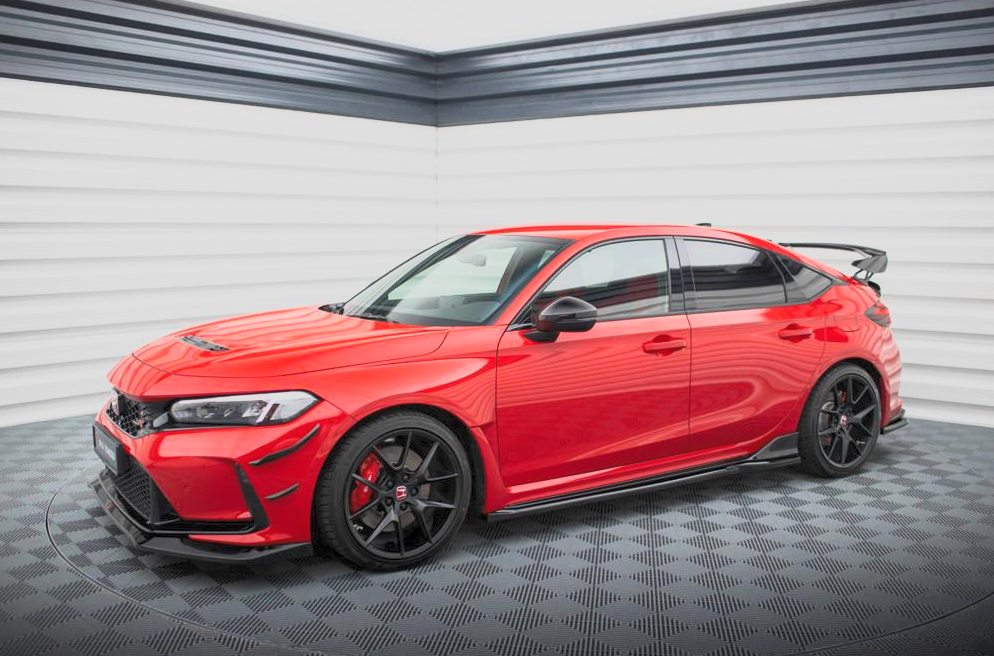 Honda Civic Type-R FL5 Maxton Style Carbon Fiber Side Skirt Extensions | 2023–2025