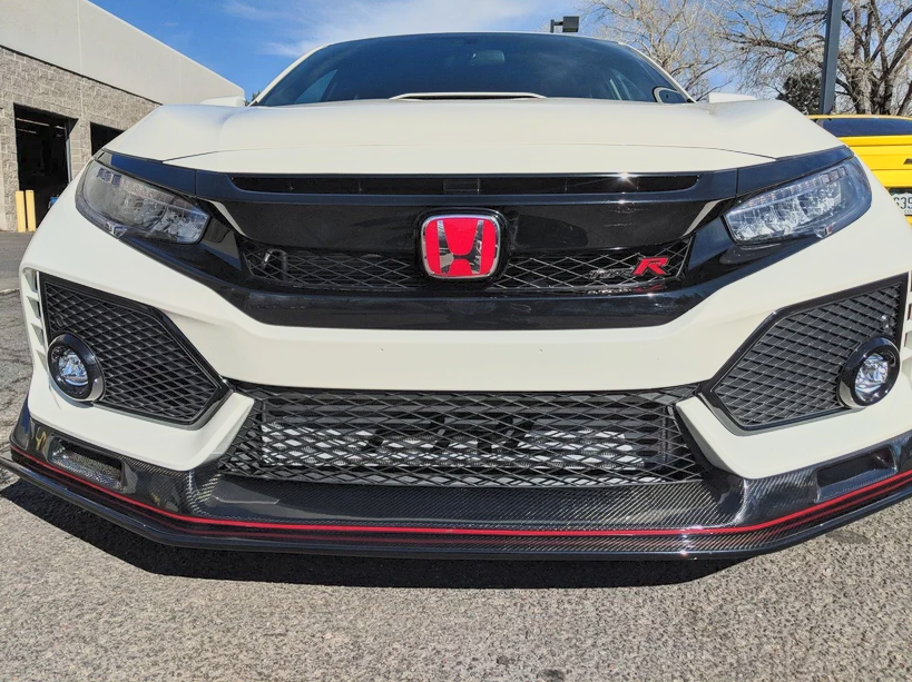 Honda Civic Type-R FK8 EVS Style Carbon Fiber Front Bumper Lip Splitter | 2017–2021