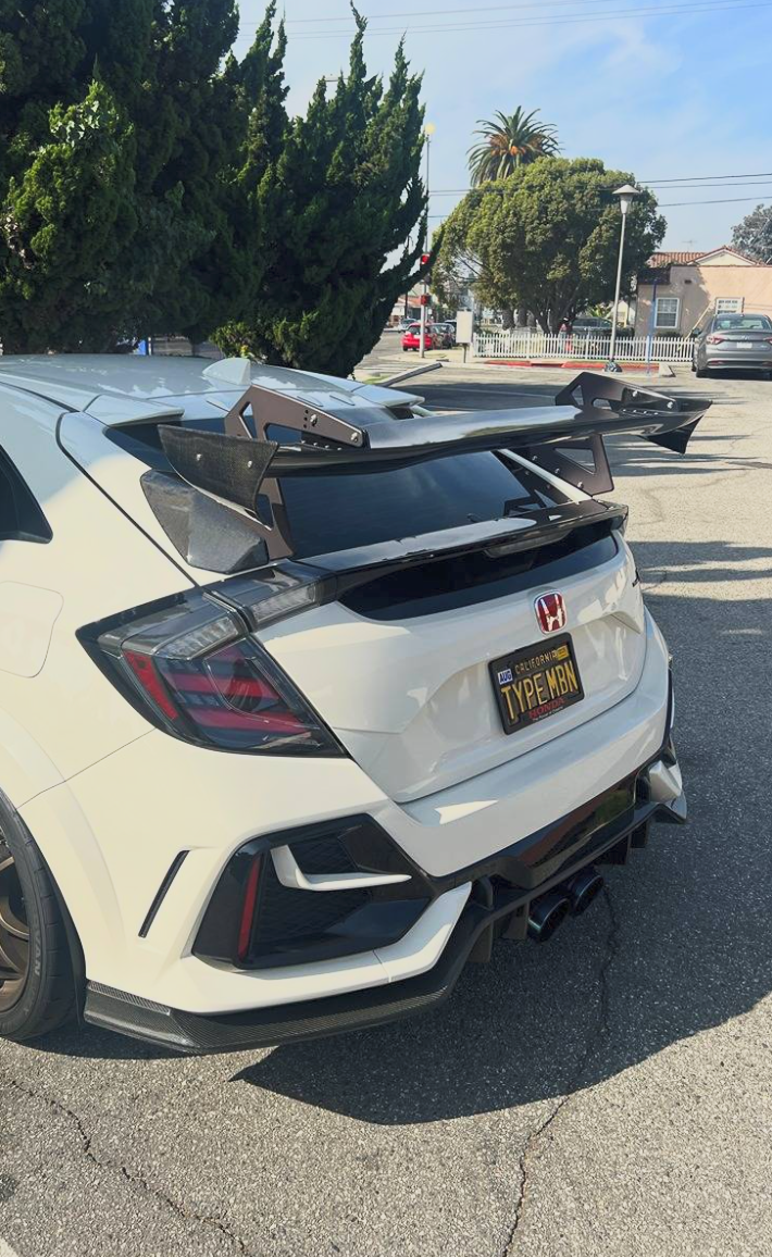 Honda Civic Type-R FK8 SPN Style Carbon Fiber Rear Wing | FK8 / FK7 Civic | 2017–2021