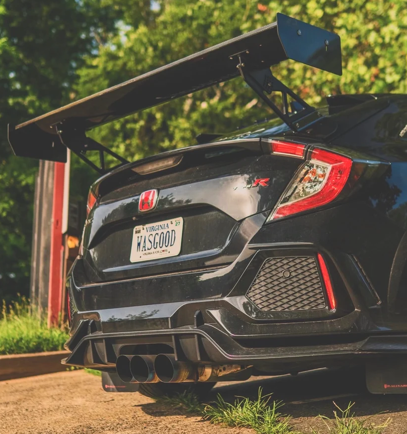Honda Civic Type-R FK8 Voltex Type 2 GT Style Carbon Fiber Rear Wing | 2017–2021
