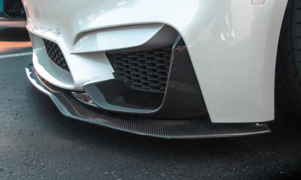 BMW F80 M3 F82 M4 PSM STYLE CARBON FIBER Front Bumper Lip Kit