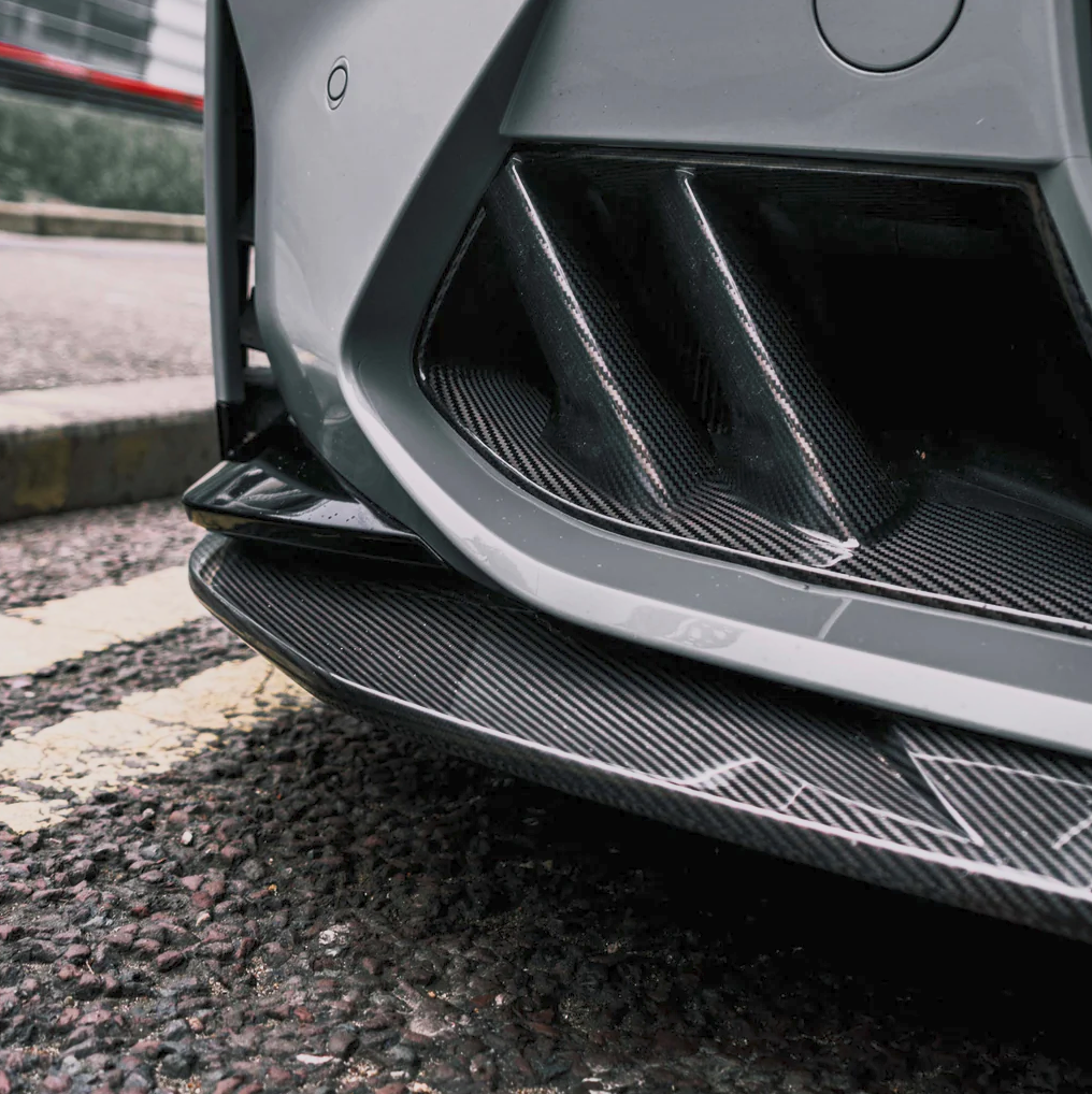 BMW G8X M3/M4 V2 Mhc R44 Style Double Vent Carbon Fiber Front Air Inlets Ducts - G80/G82/g83 | Trofeo Composites