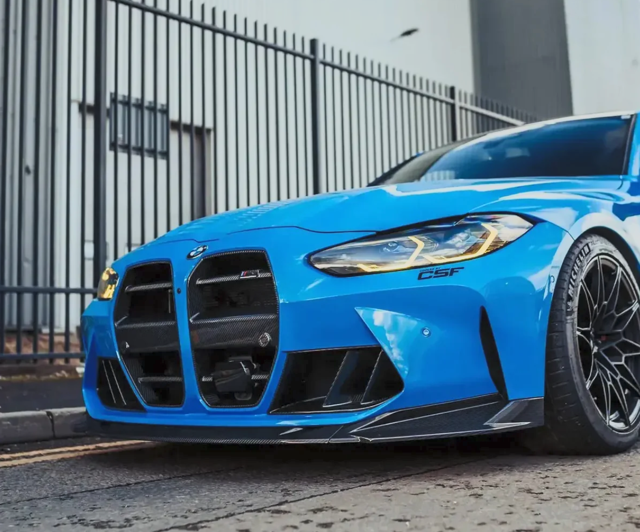 BMW G8X M3/M4 V2 Mhc R44 Style Double Vent Carbon Fiber Front Air Inlets Ducts - G80/G82/g83 | Trofeo Composites