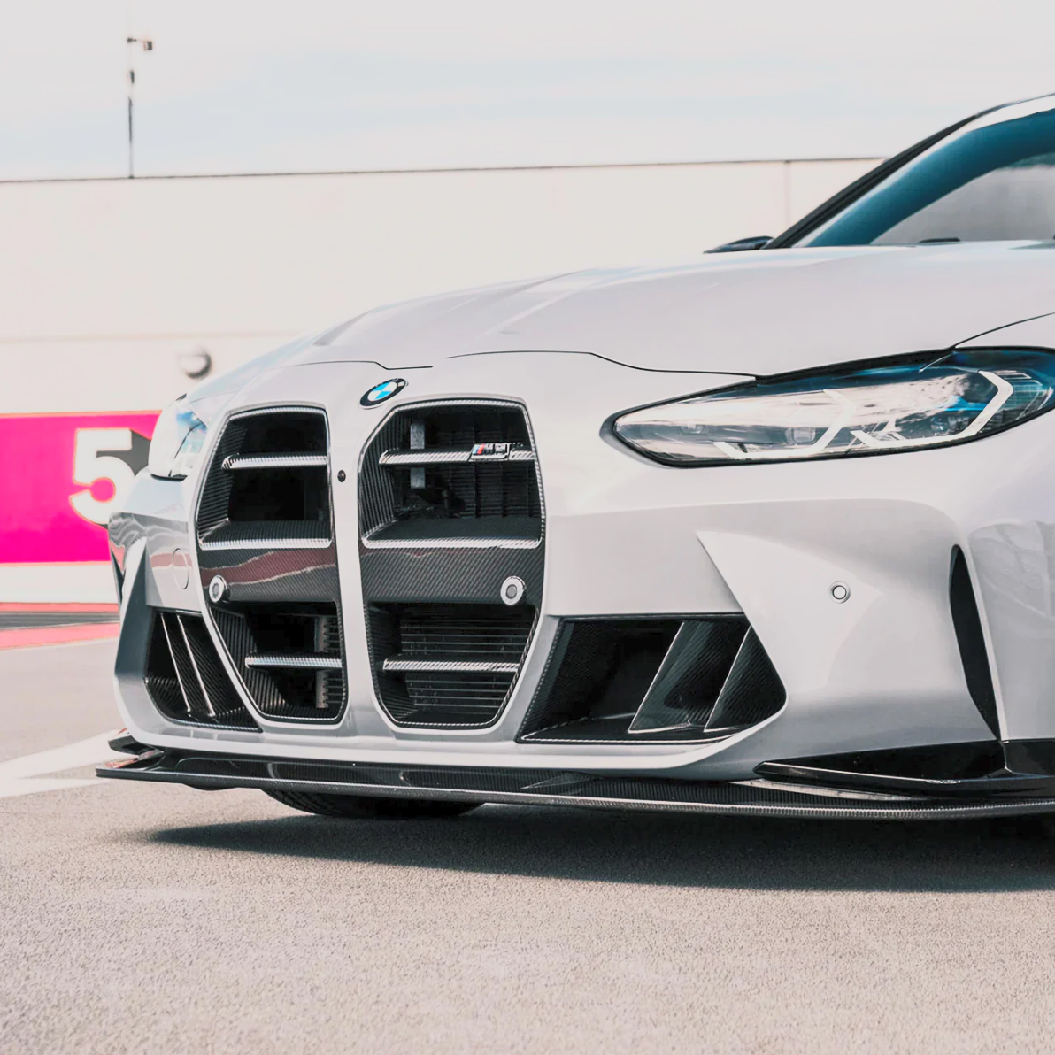 BMW G8X M3/M4 GT3 STYLE CARBON FIBER FRONT GRILL REPLACEMENT - G80/G82/G83