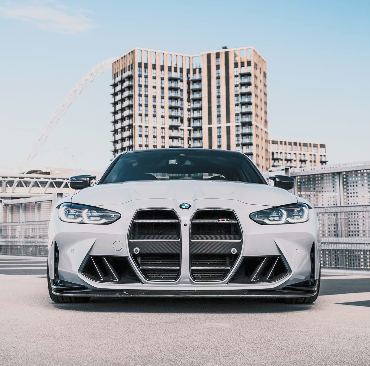 BMW G8X M3/M4 GT3 STYLE CARBON FIBER FRONT GRILL REPLACEMENT - G80/G82/G83