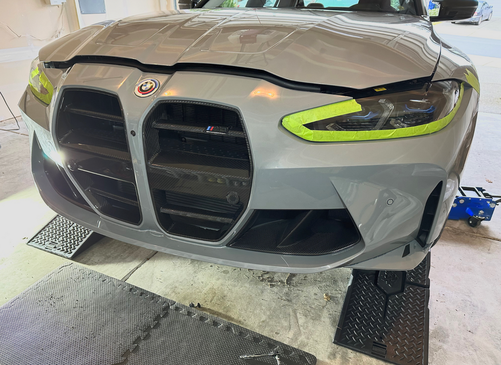 BMW G8X M3/M4 GT3 STYLE CARBON FIBER FRONT GRILL REPLACEMENT - G80/G82/G83