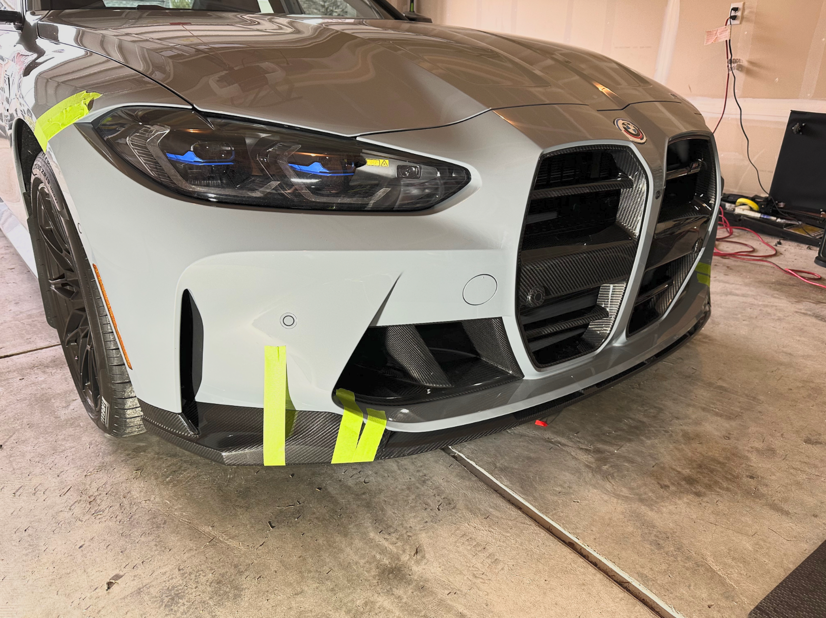 BMW G8X M3/M4 GT3 STYLE CARBON FIBER FRONT GRILL REPLACEMENT - G80/G82/G83