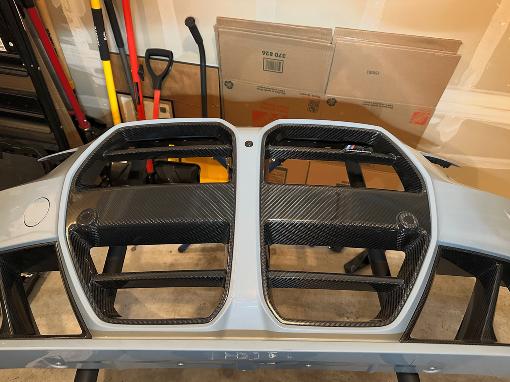 BMW G8X M3/M4 GT3 STYLE CARBON FIBER FRONT GRILL REPLACEMENT - G80/G82/G83