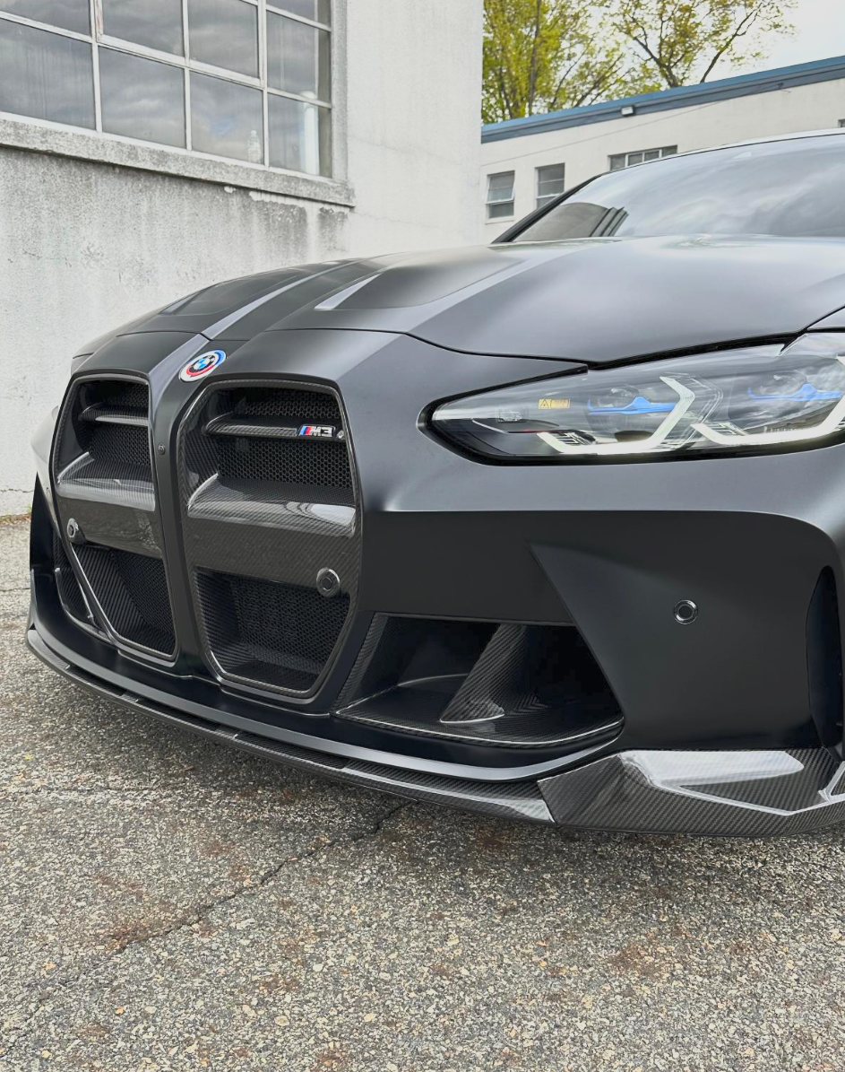 BMW G8X M3/M4 Vr3 Style Dry Carbon Front Grill Replacement - G80/G82/g83 | Trofeo Composites