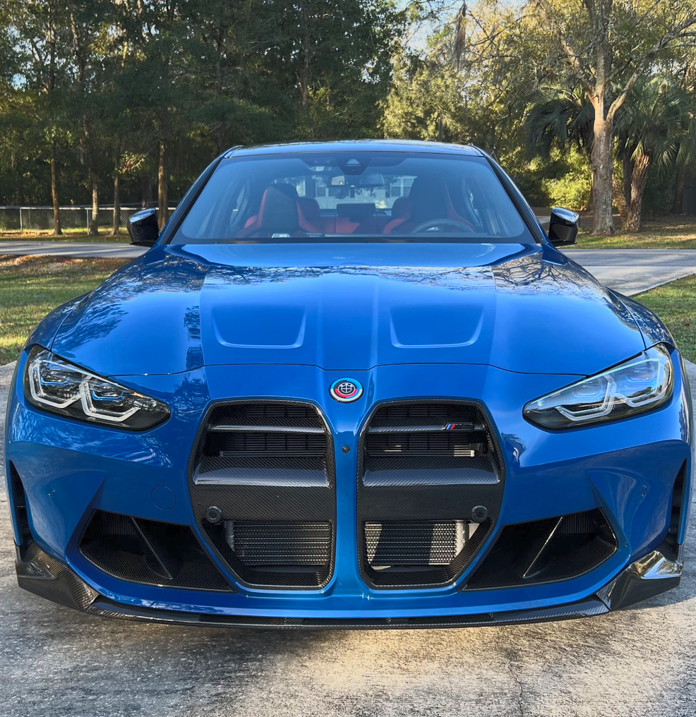 BMW G8X M3/M4 Vr3 Style Dry Carbon Front Grill Replacement - G80/G82/g83 | Trofeo Composites