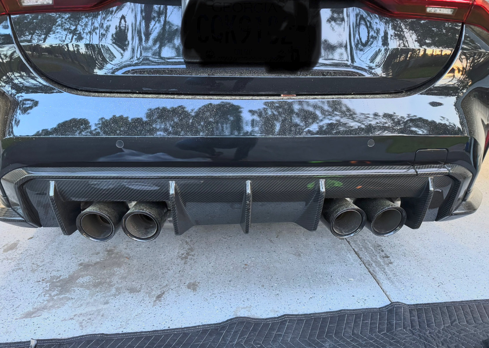 BMW G80 M3 G82 G83 M4 Dry Carbon Rear Diffuser Trim | Trofeo Composites