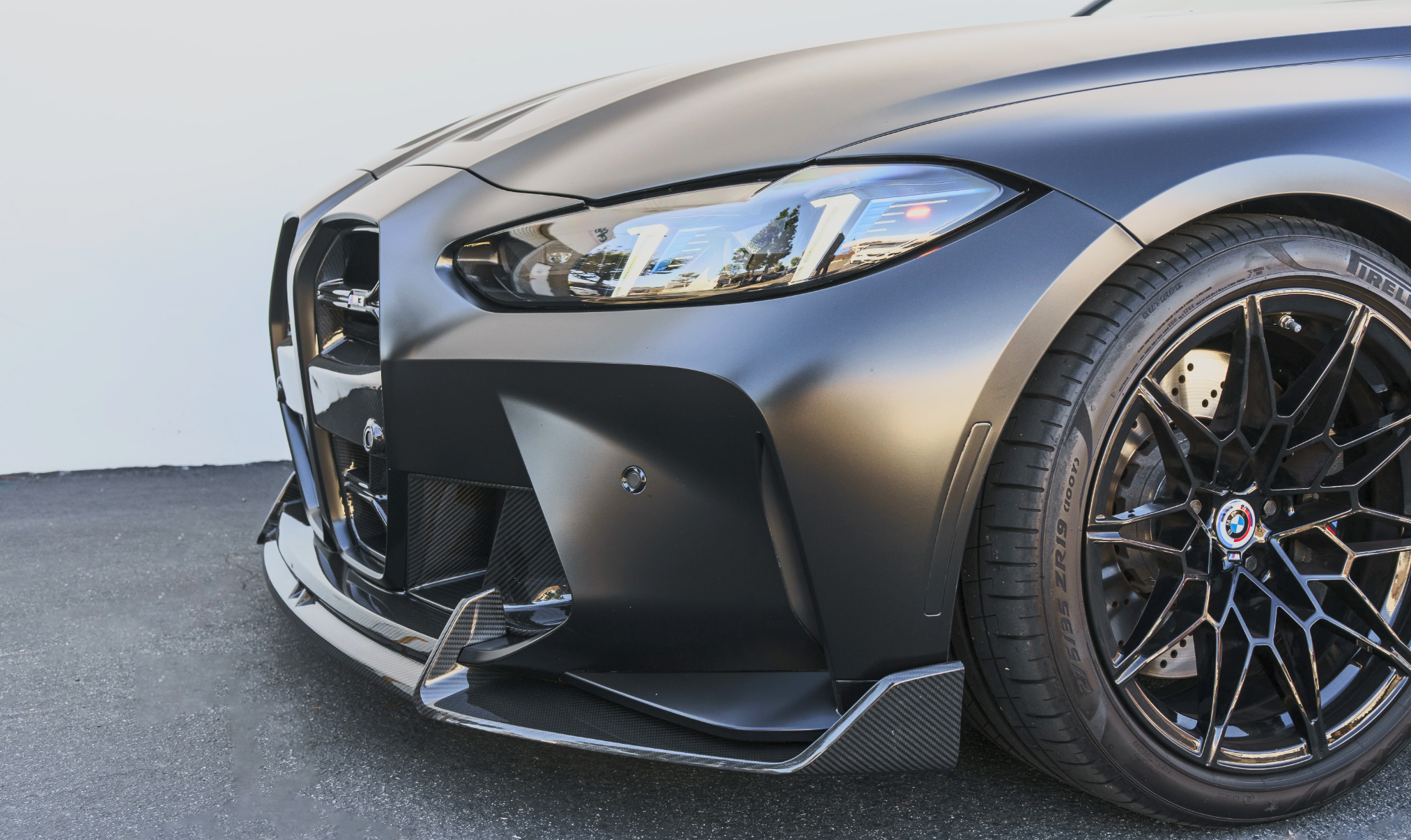 BMW G80 M3 G82 M4 Ad Style Full Carbon Fiber 1 Piece Front Lip | Trofeo Composites