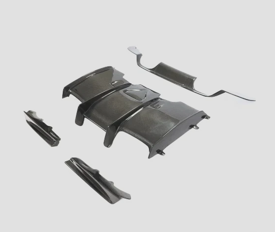 BMW F80 F82 M3 M4 Psm Style Carbon Fiber Rear Diffuser + Rear Splitter Kit | Trofeo Composites