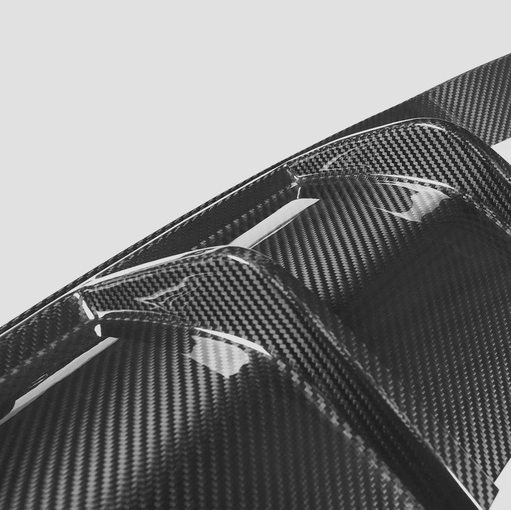 BMW F80 M3 M4 Vr3 Style Carbon Fiber Rear Diffuser + Rear Splitter Kit | Trofeo Composites