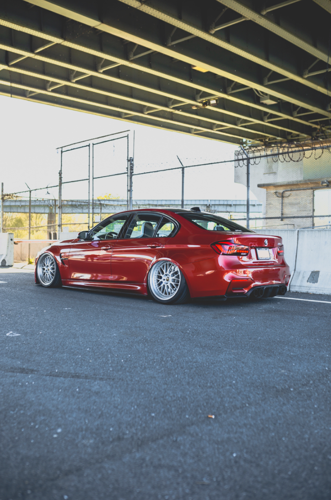 BMW F80 M3 M4 Vr3 Style Carbon Fiber Rear Diffuser + Rear Splitter Kit | Trofeo Composites