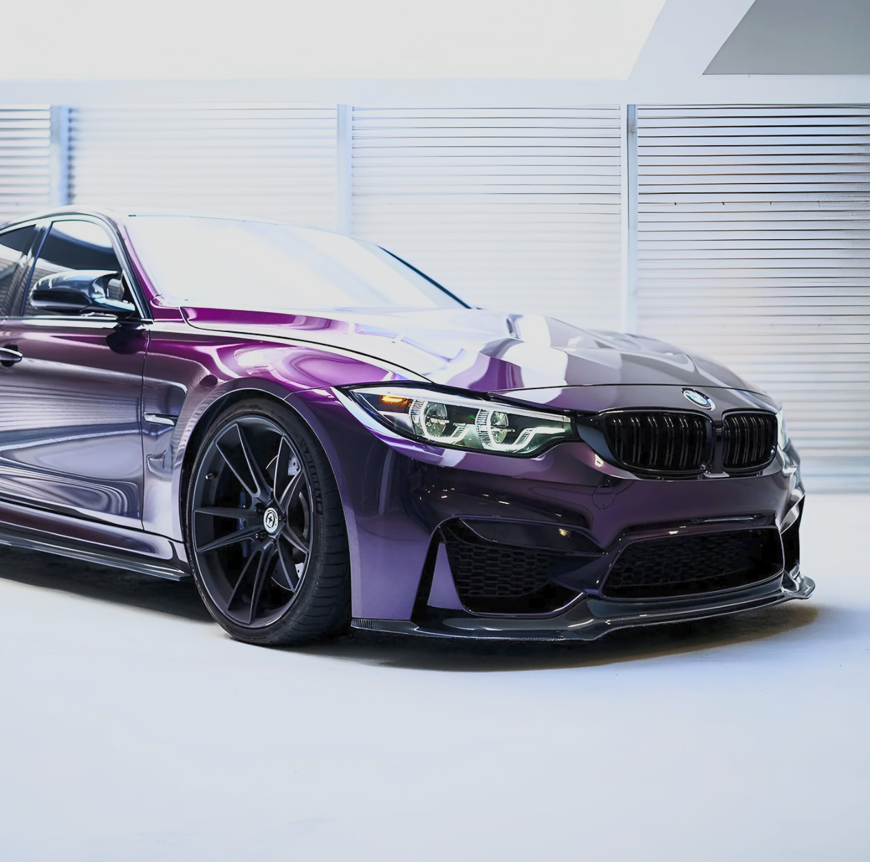 BMW F80 M3 F82 M4 Vr3 Style Carbon Fiber Front Bumper Lip Kit | Trofeo Composites