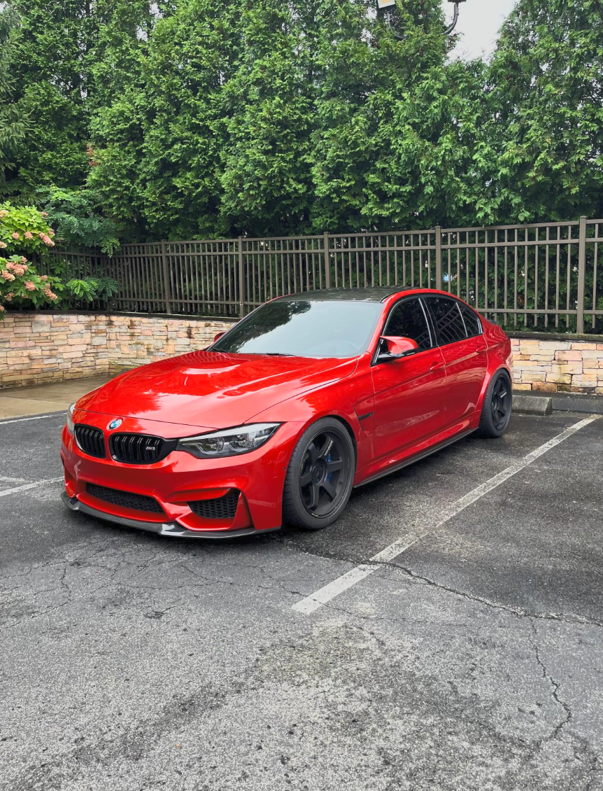 BMW F80 M3 F82 M4 Cs Style V2 Carbon Fiber Front Bumper Lip Kit | Trofeo Composites