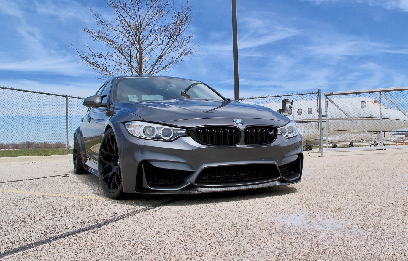 BMW F80 M3 F82 M4 Cs Style V2 Carbon Fiber Front Bumper Lip Kit | Trofeo Composites