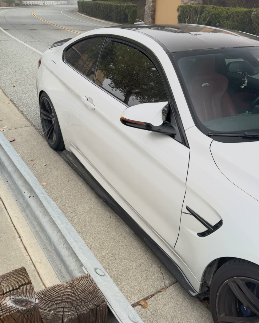 BMW F82 F83 M4 Psm Style Full Carbon Fiber Side Skirts | Trofeo Composites