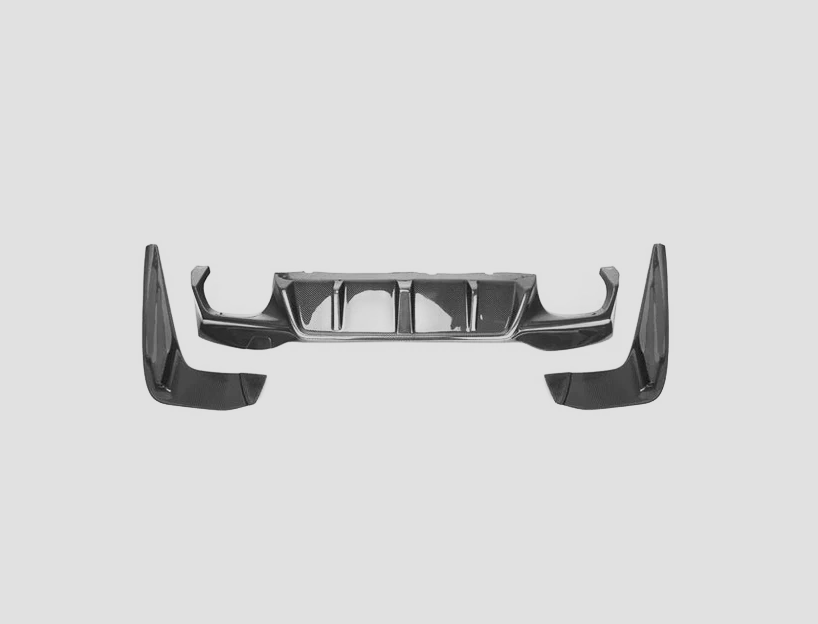3D Style Carbon Fiber Rear Diffuser Fits For 2018-2023 BMW F90 M5