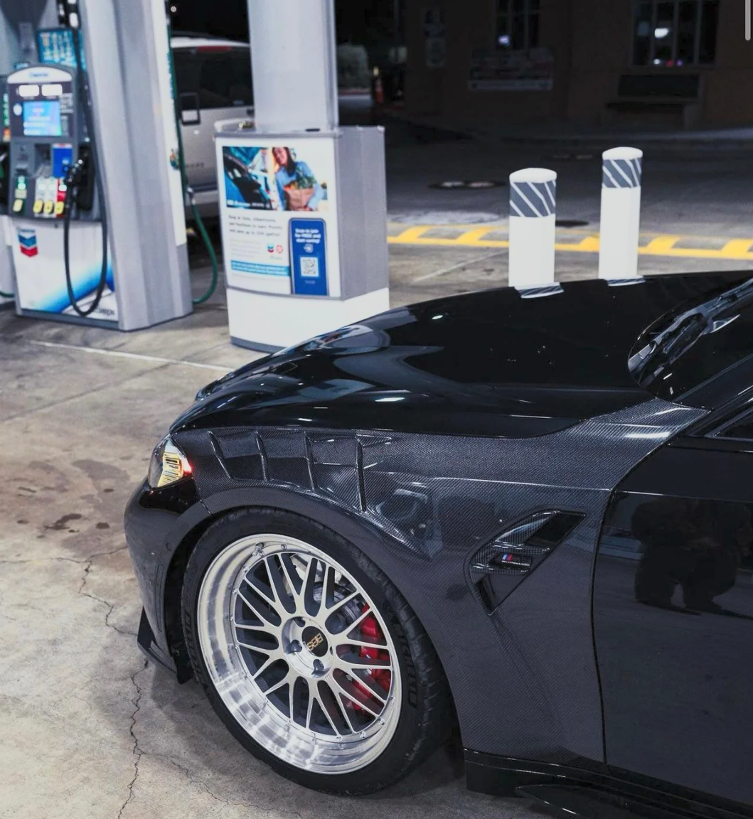 BMW G80 M3 G82 G83 M4 Big Vent GTR Style Full Dry Carbon Fenders