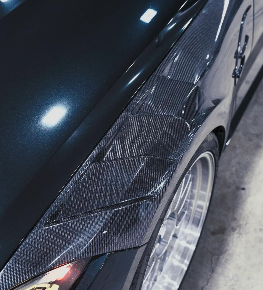 BMW G80 M3 G82 G83 M4 Big Vent GTR Style Full Dry Carbon Fenders