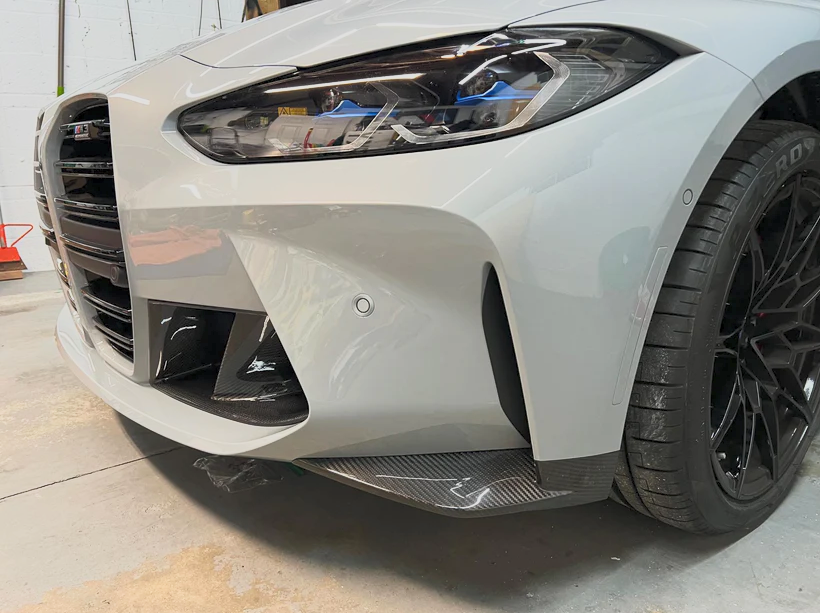 BMW G80 M3 G80/G82/G83 M4 OEM STYLE DRY CARBON FIBER FRONT SPLITTERS