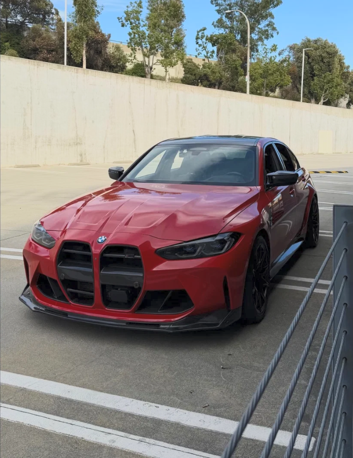 BMW G8X M3/M4 VR3-Style Dry Carbon Front Grille Replacement