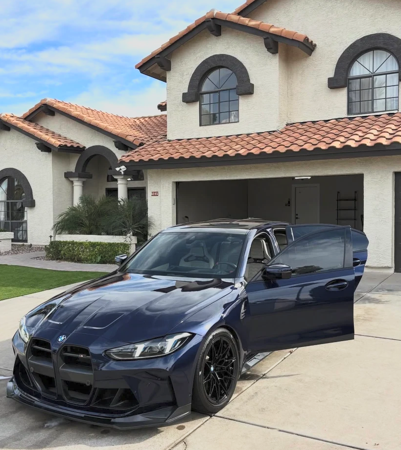 BMW G8X M3/M4 VR3-Style Dry Carbon Front Grille Replacement