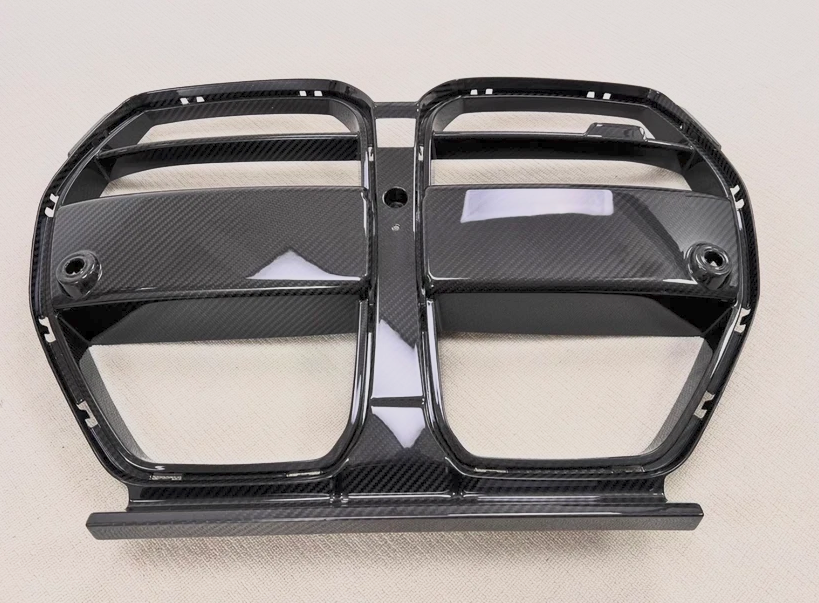 BMW G8X M3/M4 VR3-Style Dry Carbon Front Grille Replacement