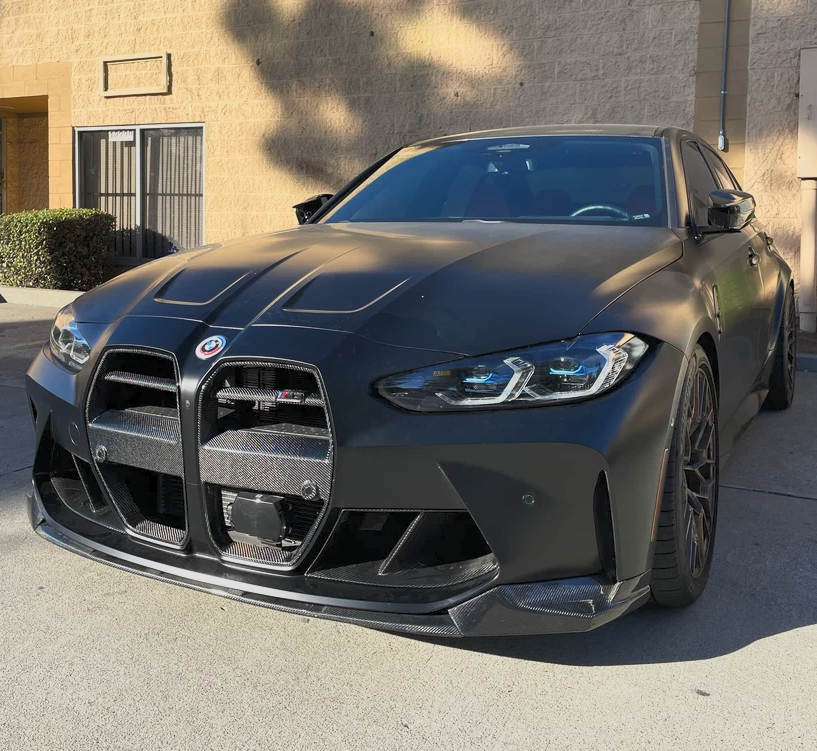 BMW G8X M3/M4 VR3-Style Dry Carbon Front Grille Replacement