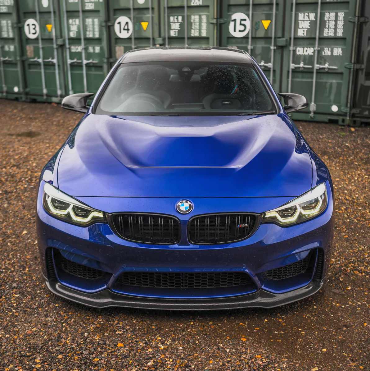 BMW F80 M3 F82 M4 Vr3 Style Carbon Fiber Front Bumper Lip Kit | Trofeo Composites