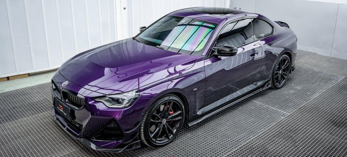 BMW G42 2-Series 230i M240i A Style Carbon Fiber Front Lip