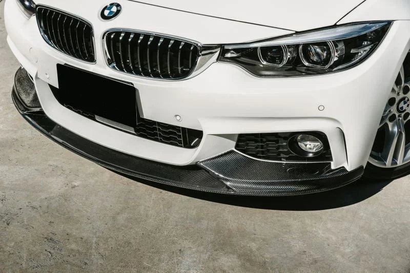 BMW 4 Series F32/F33/F36 M Performance Style Carbon Fiber Front Bumper Lip Kit
