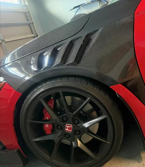 HONDA CIVIC TYPE-R FL5 BIG VENT CARBON FIBER FRONT FENDER