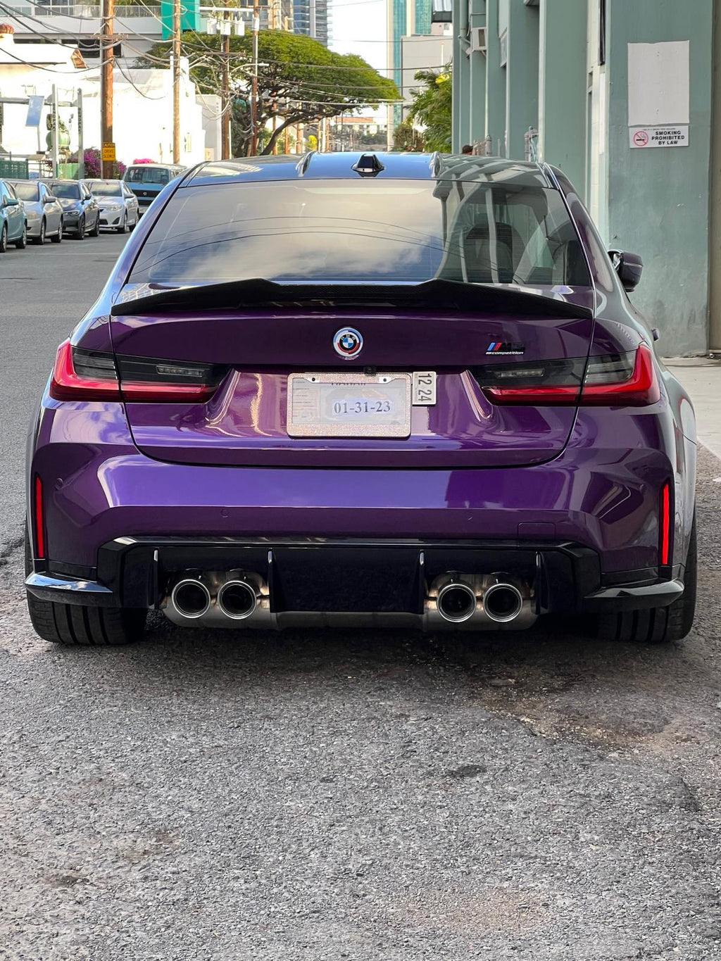 BMW G80 M3 G20 3-Series PSM STYLE CARBON FIBRE REAR SPOILER