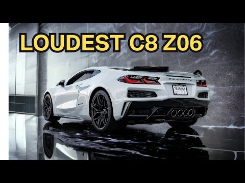 Chevrolet Corvette C8 Z06 AFD F1 Exhaust - exhaust sound