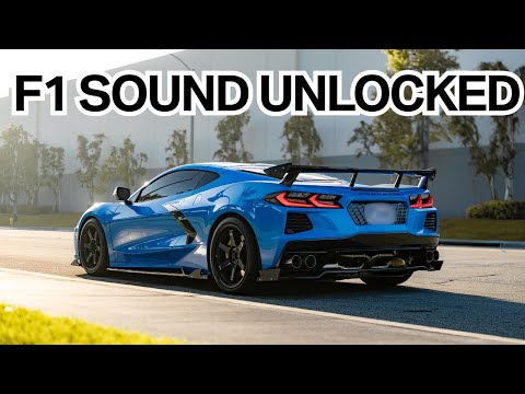 Chevrolet Corvette C8 Stingray/E-RAY AFD F1 Exhaust - exhaust sound
