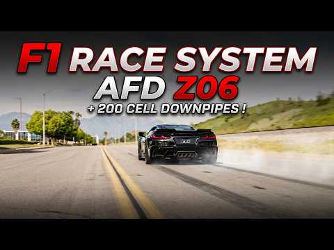 Chevrolet Corvette C8 Z06 AFD F1 Exhaust - exhaust sound