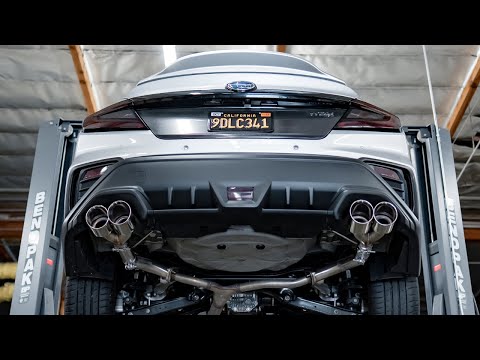 2022-2026 Subaru WRX VB 4" Axle Back Exhaust - exhaust sound