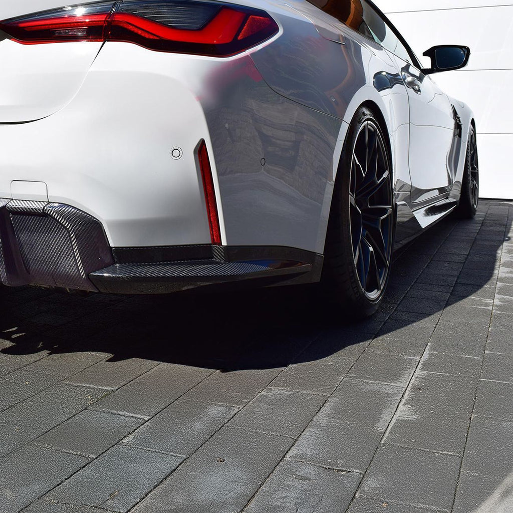 BMW G80 M3 G82 G83 M4 OEM Dry Carbon Rear Spats Winglets